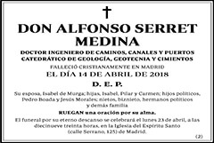 Alfonso Serret Medina